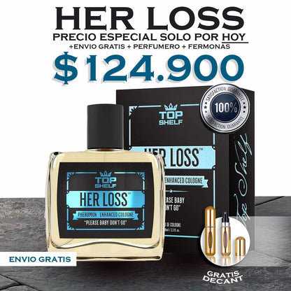 PERFUME HER LOSS™ THE TOP ORIGINAL 100 ML + PERFUMERO MARCA TOP SHELF